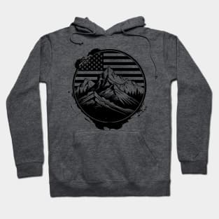 USA Mountain logo Hoodie